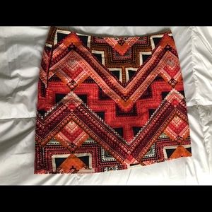 Aztec Miniskirt with Pockets!